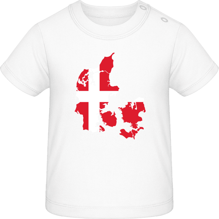 Carte du Danemark T-shirt bébé contain pic