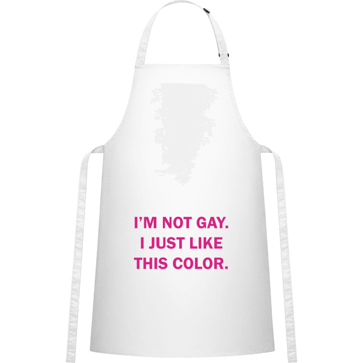Not Gay Kitchen Apron contain pic