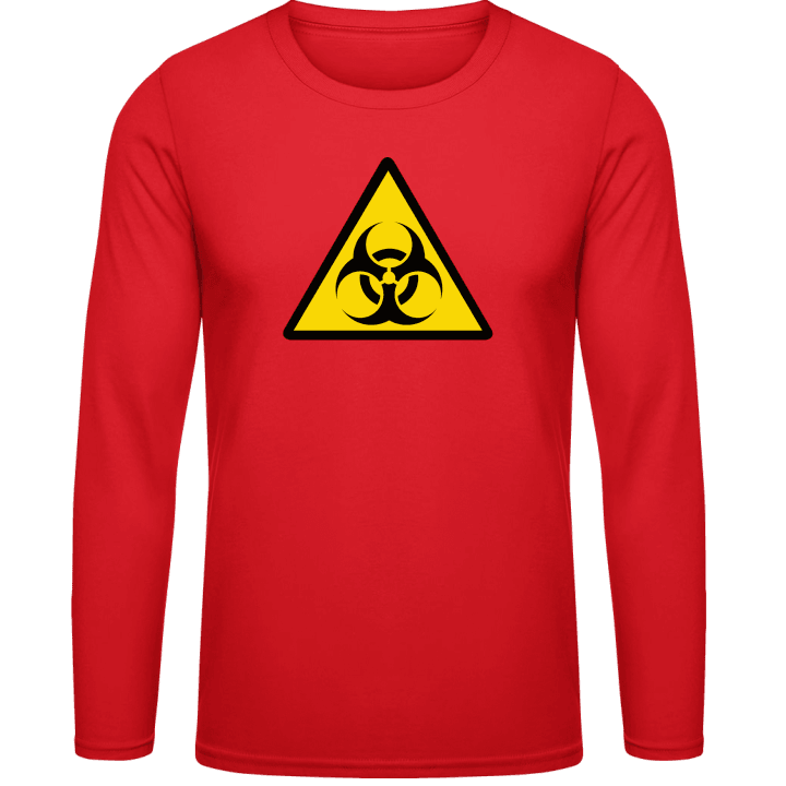 Biohazard Warning Camicia a maniche lunghe contain pic