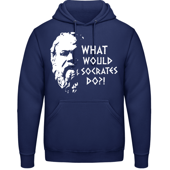 What Would Socrates Do? Sweat à capuche contain pic