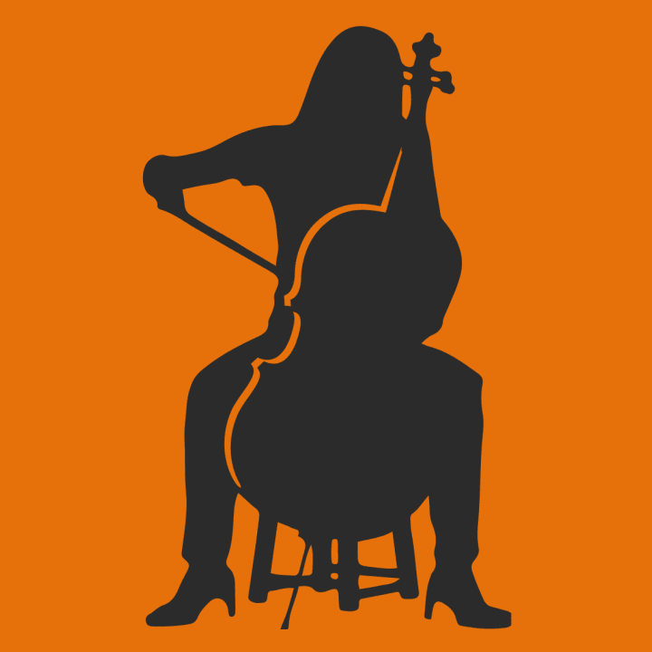 violoncelle Player Female T-shirt à manches longues pour femmes 0 image