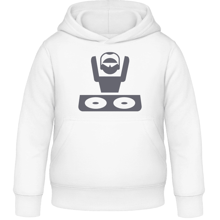 DeeJay on Turntable Kids Hoodie contain pic
