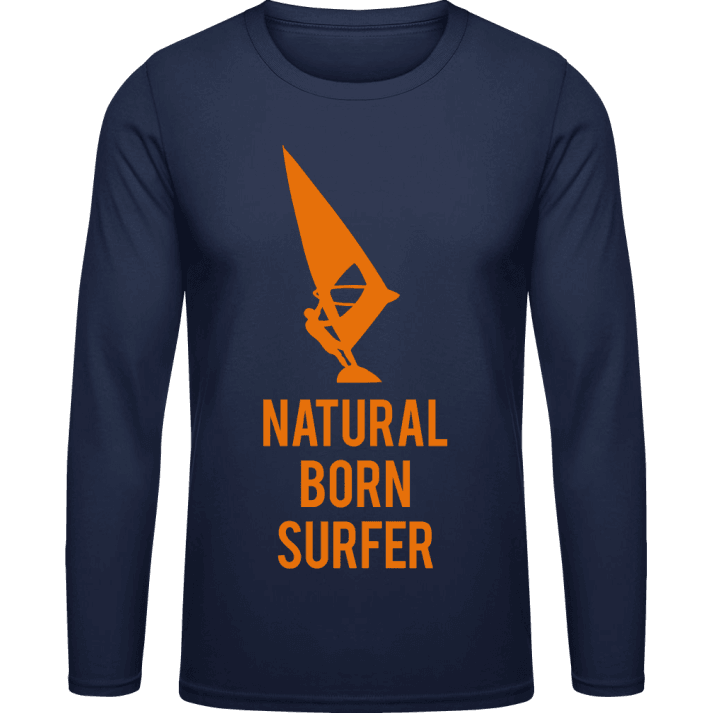 Natural Born Surfer Camicia a maniche lunghe contain pic