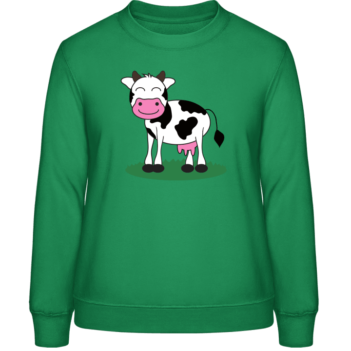Cute Cow Sweatshirt för kvinnor 0 image
