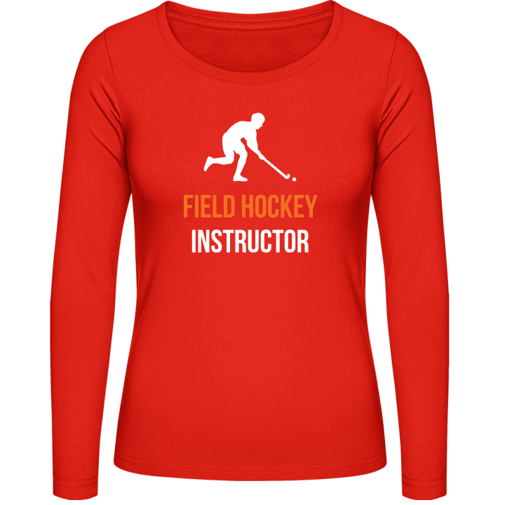 Field Hockey Instructor T-shirt à manches longues pour femmes contain pic