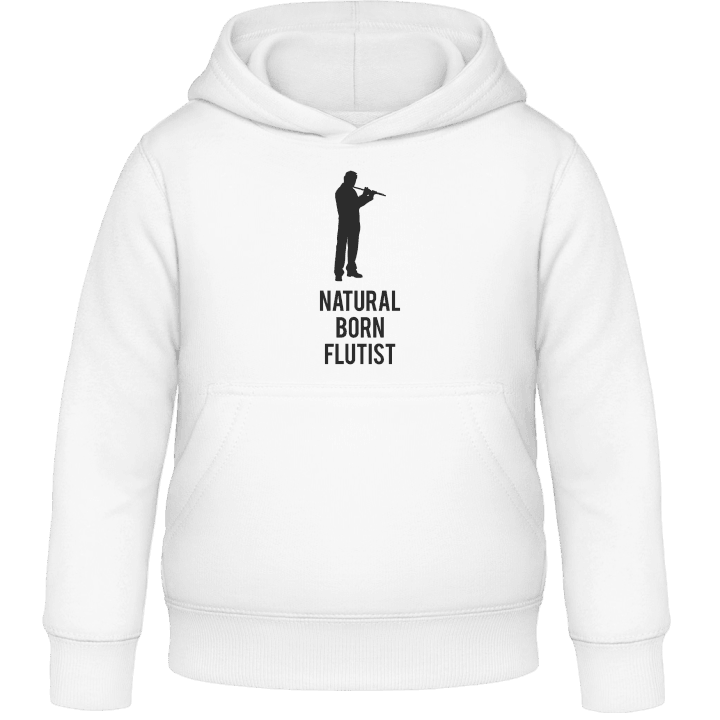 Natural Born Flutist Kids Hoodie contain pic