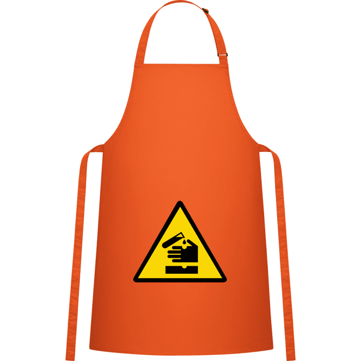 Corrosive Danger Acid Delantal de cocina contain pic