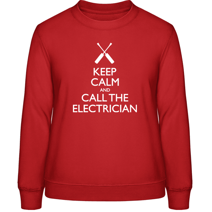 Keep Calm And Call The Electrician Sweat-shirt pour femme contain pic