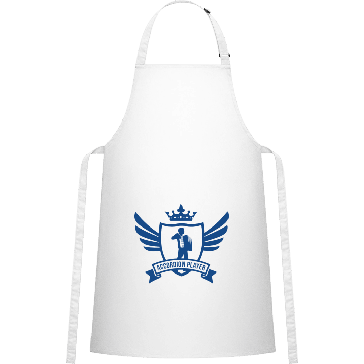 Accordion Player Winged Kitchen Apron contain pic