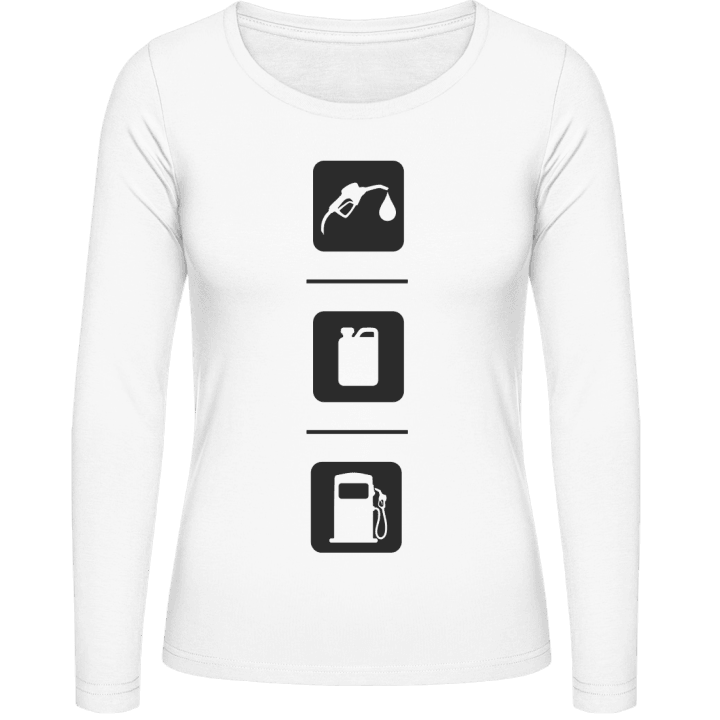 Petrol Oil Gas Langermet skjorte for kvinner 0 image
