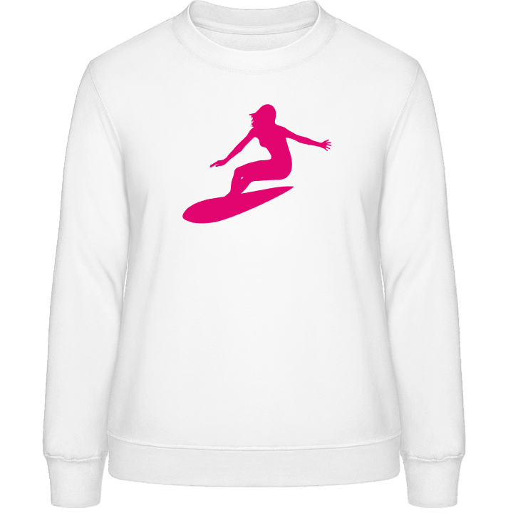 Surfer Girl Sweatshirt för kvinnor contain pic