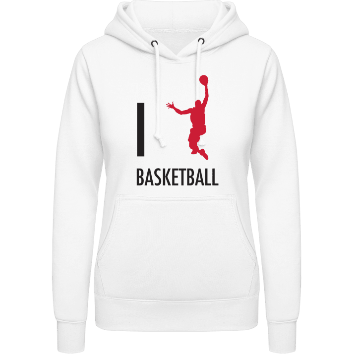 I Love Basketball Vrouwen Hoodie contain pic