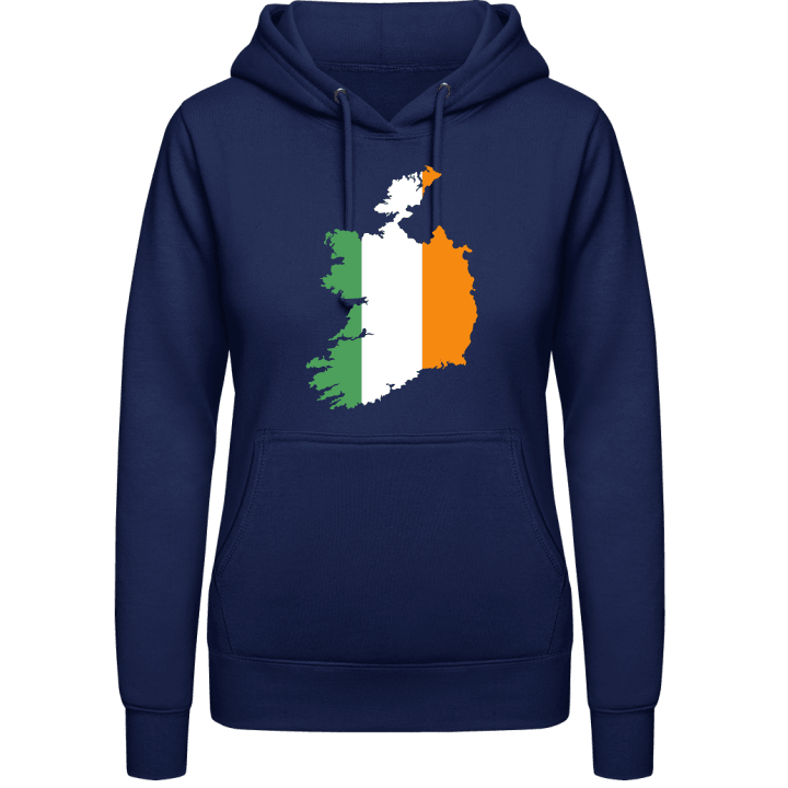 Ireland Map Sweat à capuche pour femme contain pic