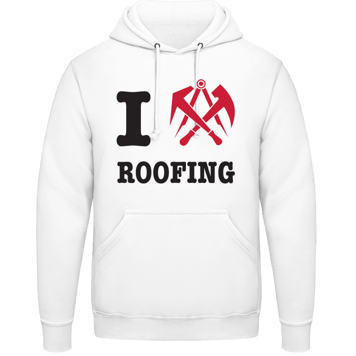 I Love Roofing Sweat à capuche contain pic