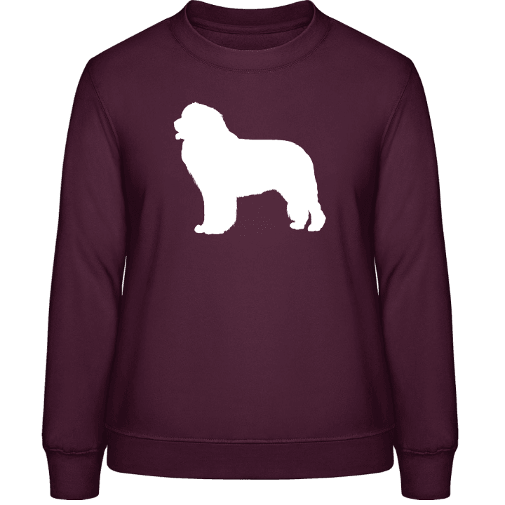 Newfoundland Dog Silhouette Sweat-shirt pour femme 0 image