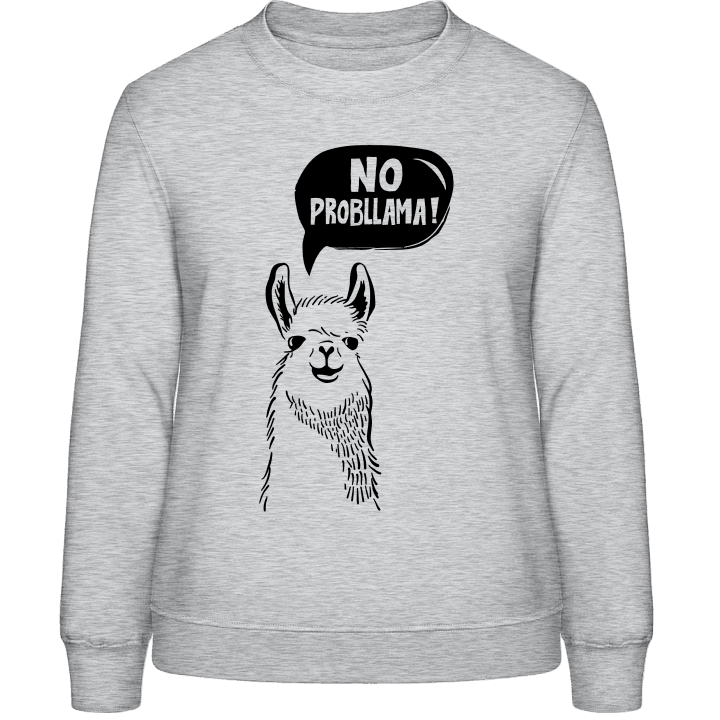 No Probllama Llama Women Sweatshirt 0 image