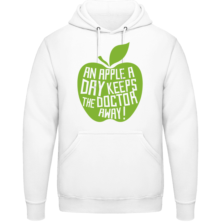 An Apple A Day Keeps The Doctor Away Felpa con cappuccio contain pic
