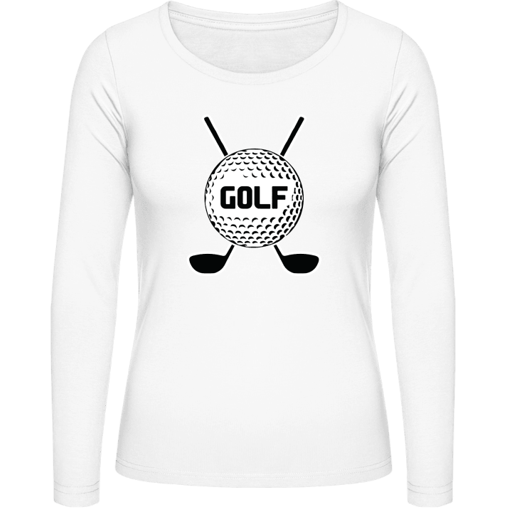 Golfball Schläger Frauen Langarmshirt 0 image