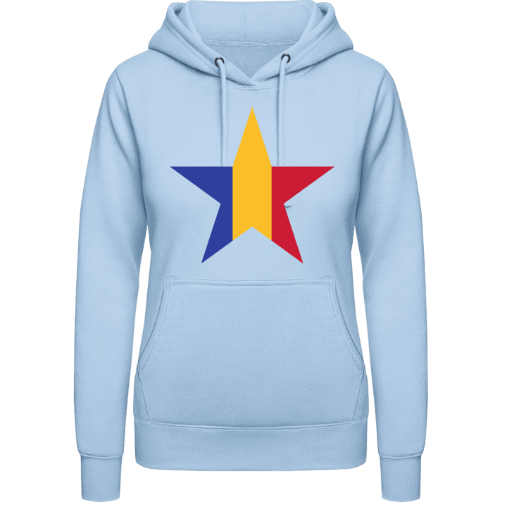 Romanian Star Vrouwen Hoodie contain pic