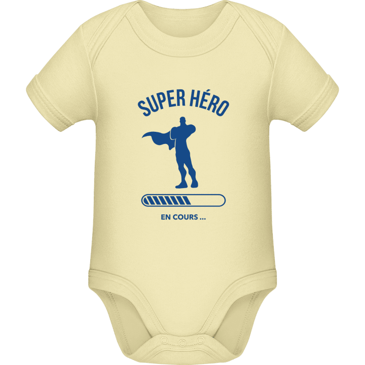 Super Héro En Cours Baby Strampler 0 image