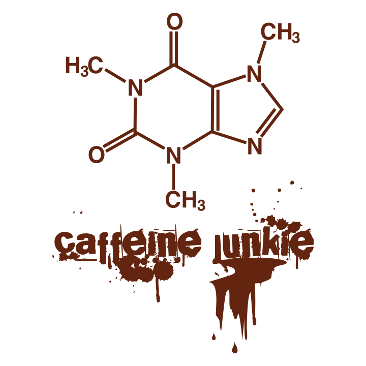 Caffeine Junkie Vrouwen T-shirt 0 image