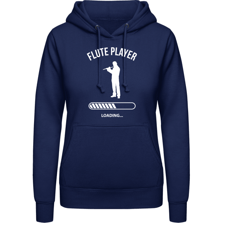 Flute Player Loading Women Hoodie contain pic