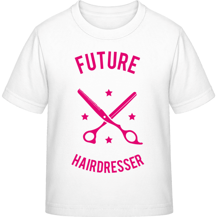 Future Hairdresser T-skjorte for barn contain pic