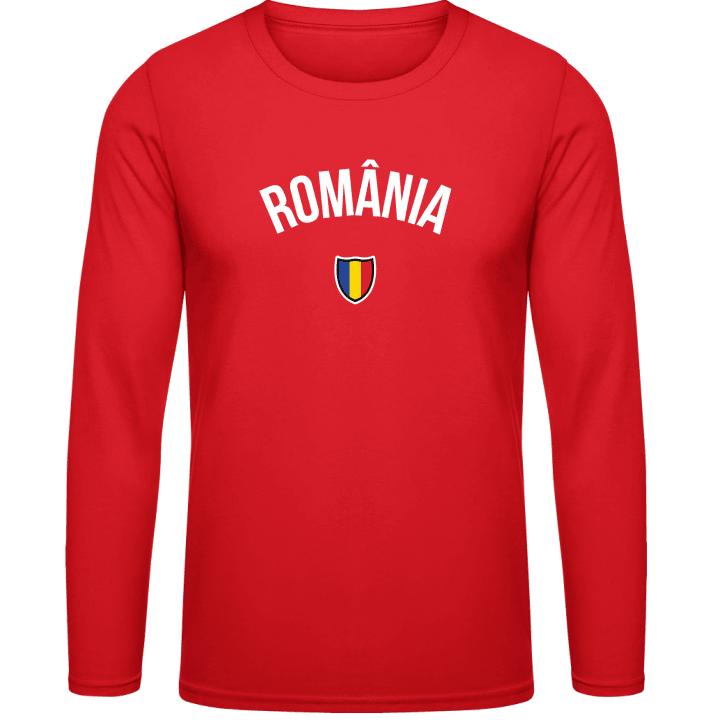 ROMANIA Flag Fan Langarmshirt 0 image