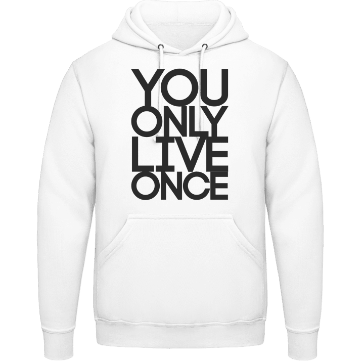 You Only Live Once YOLO Sudadera con capucha contain pic