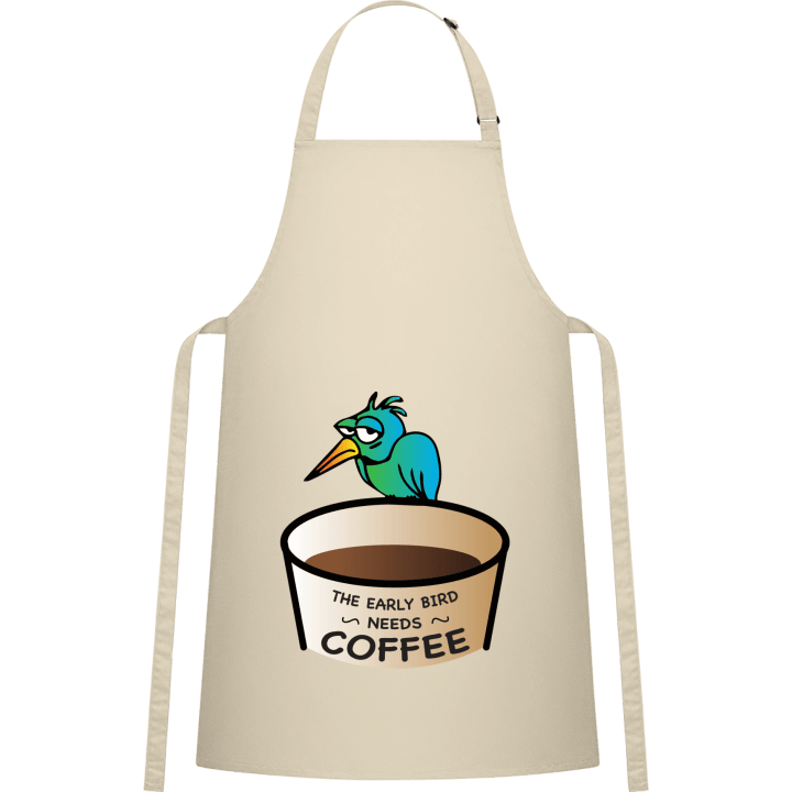 The Early Bird Needs Coffee Förkläde för matlagning 0 image