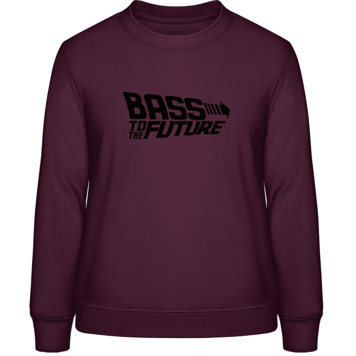 Bass To The Future Frauen Sweatshirt contain pic
