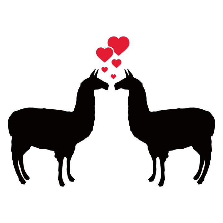 Llamas in Love Kitchen Apron 0 image
