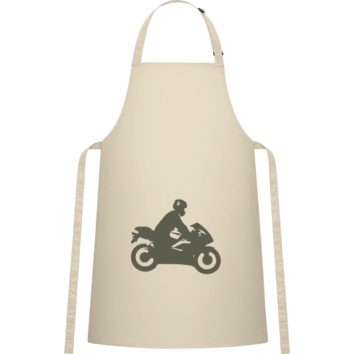Motorcyclist Silhouette Kitchen Apron 0 image