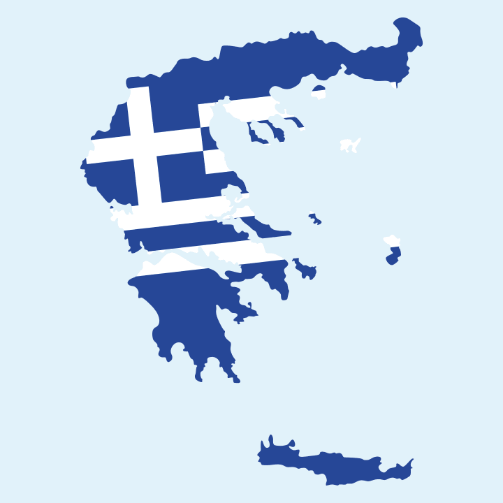 Greece Map Baby T-skjorte 0 image