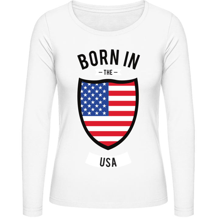 Born in the USA Vrouwen Lange Mouw Shirt 0 image