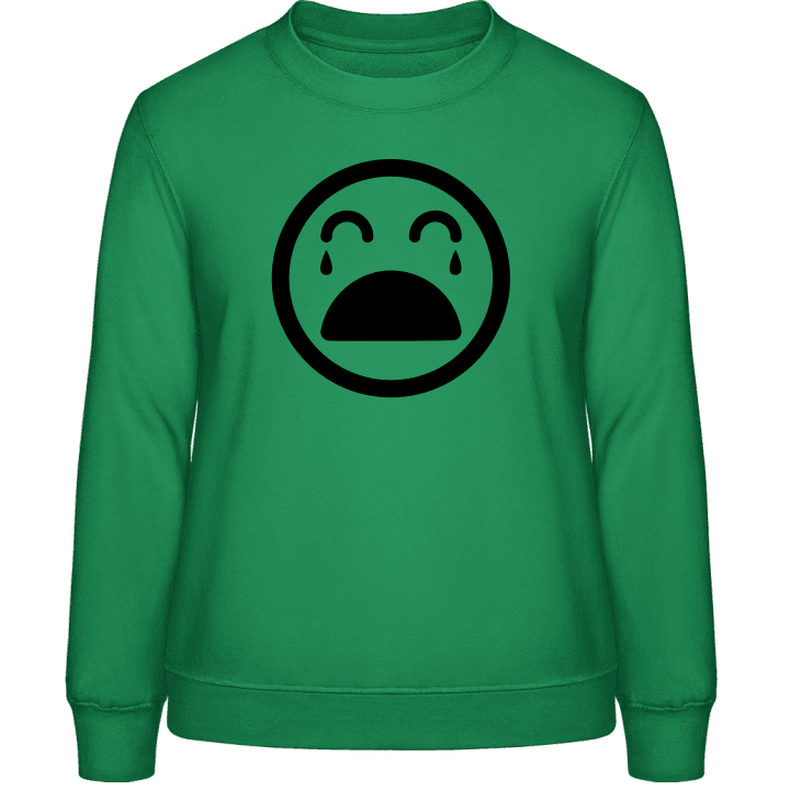 Howling Smiley Frauen Sweatshirt contain pic
