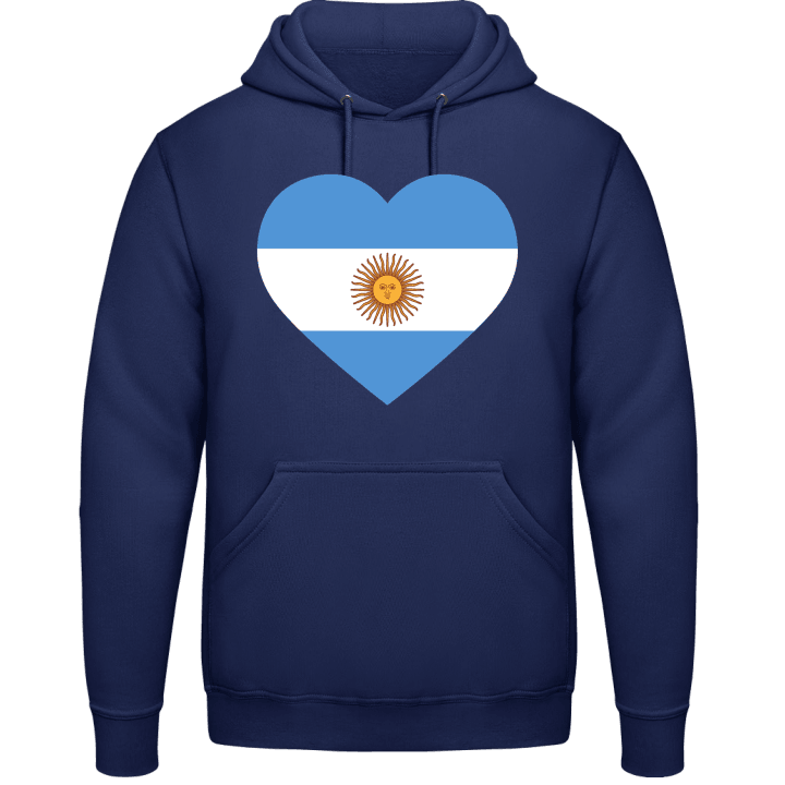 Argentina Heart Flag Hoodie contain pic