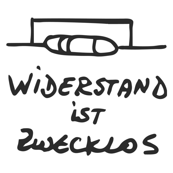 Widerstand ist zwecklos T-shirt à manches longues 0 image