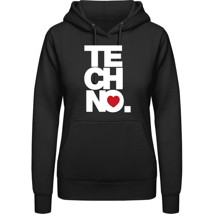 Techno Music Vrouwen Hoodie contain pic