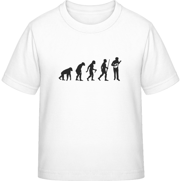 Mandolinist Evolution T-skjorte for barn contain pic