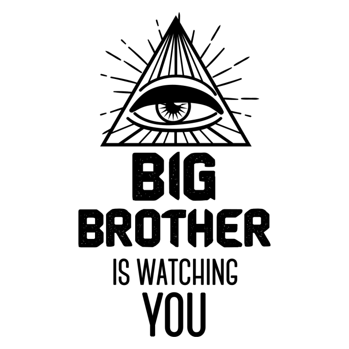 Big Brother Is Watching You T-shirt til kvinder 0 image