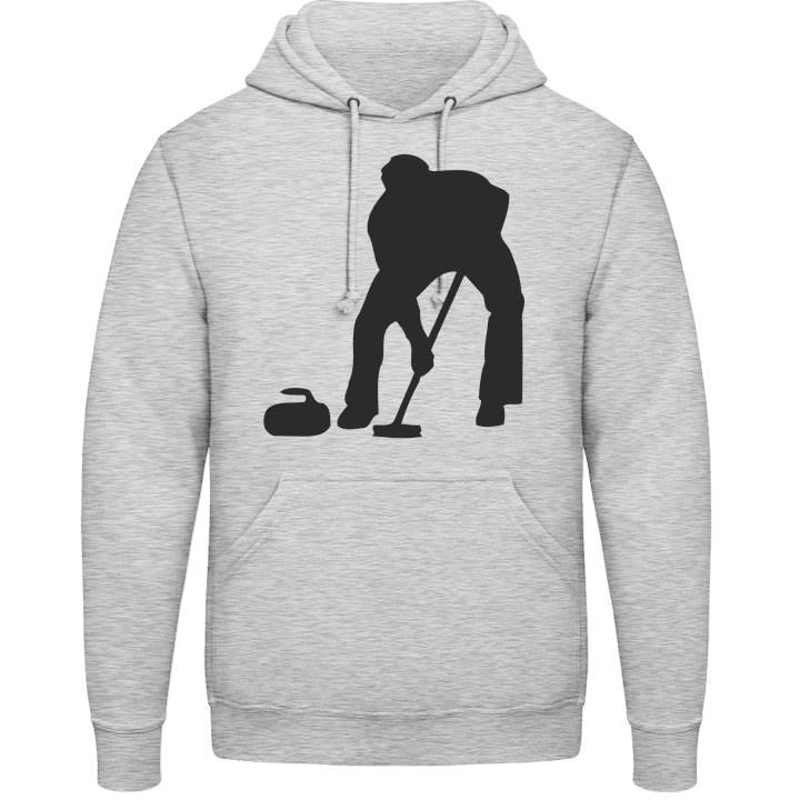 Curling Silhouette Hoodie contain pic