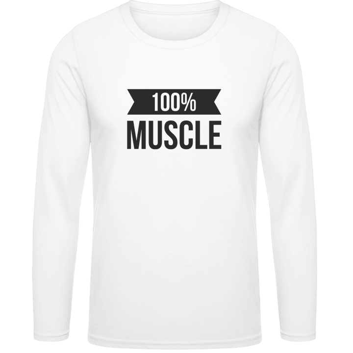 100 Muscle T-shirt à manches longues contain pic