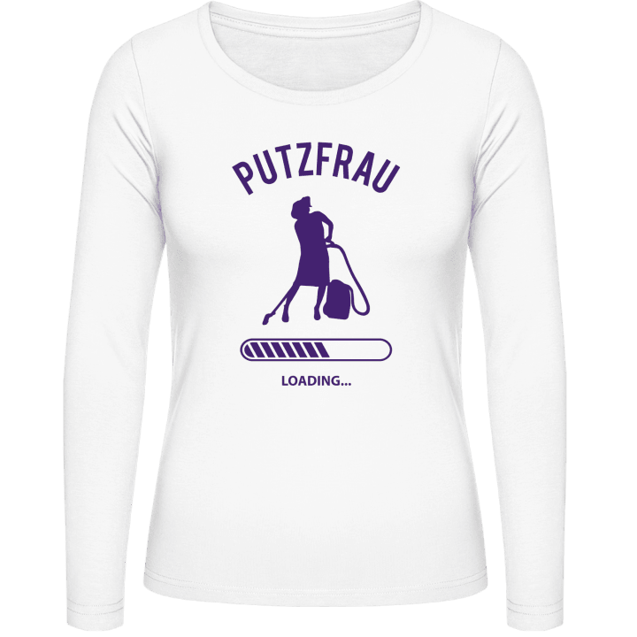 Putzfrau Loading T-shirt à manches longues pour femmes contain pic