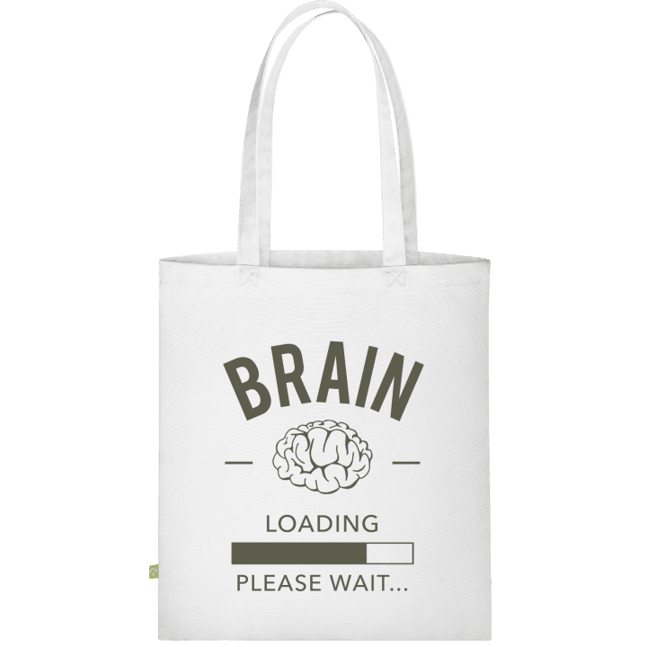 Brain loading please wait Stofftasche contain pic