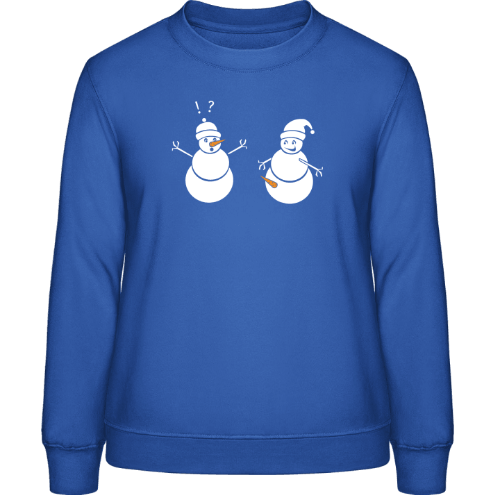 Snowman Sweatshirt för kvinnor 0 image