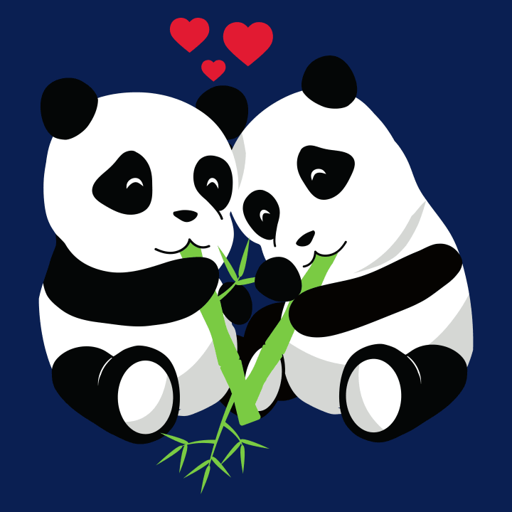 Panda Love Bolsa de tela 0 image
