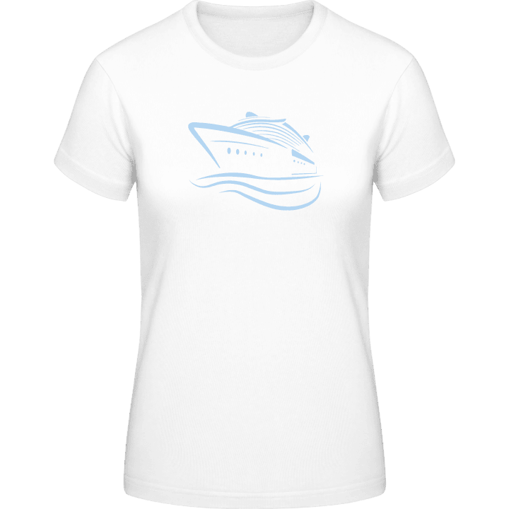 Boat On Sea Frauen T-Shirt 0 image