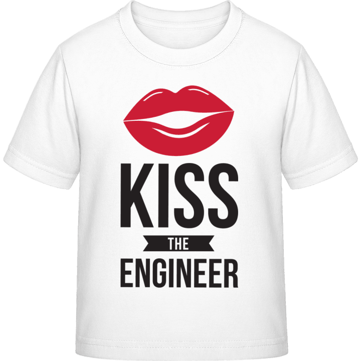 Kiss The Engineer T-skjorte for barn contain pic