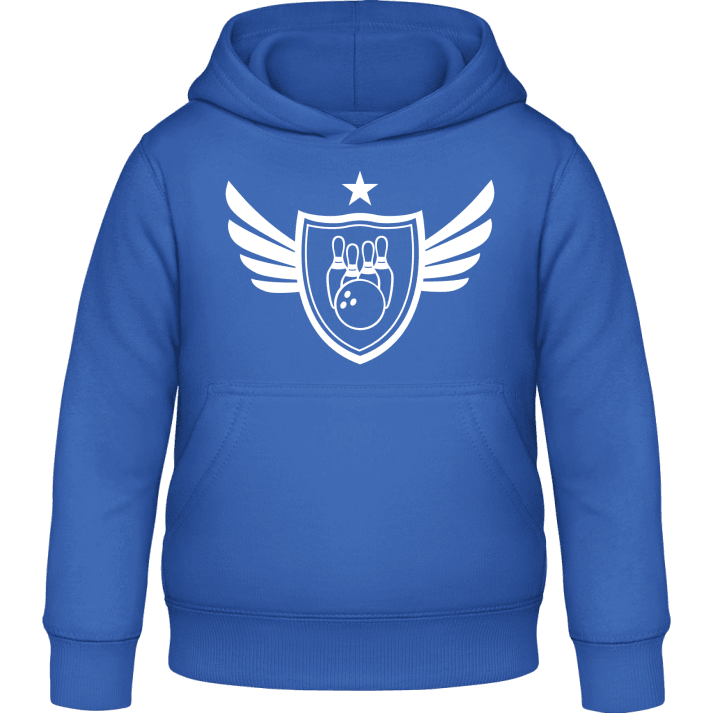 Bowling Star Winged Kids Hoodie contain pic